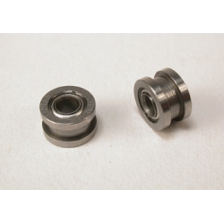 Scaleauto High quality steel ball bearings 3/32" Axle 5mm Double flanged. Width 1,7 mm